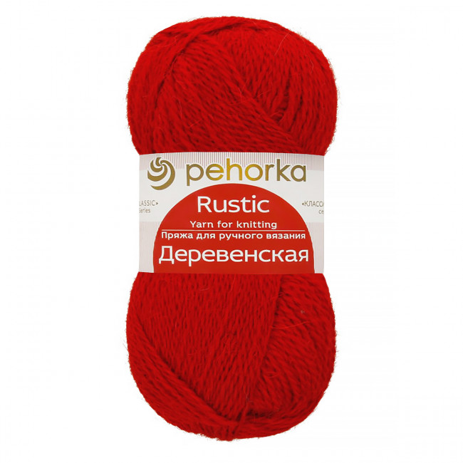 Пряжа Пехорская ПТ "Деревенская" 100% шерсть, 100г, 250м+/-15м Пряжа Пехорская ПТ "Деревенская" 100% шерсть, 100г, 250м+/-15м