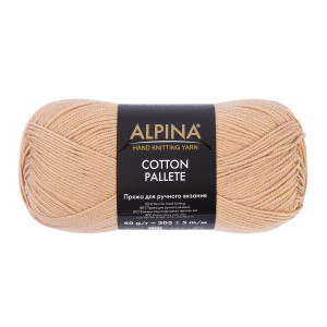Пряжа ALPINA "Cotton Palette" 50% хлопок 50% акрил 50г 205м, шт.