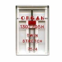 Иглы ORGAN двойные 1-75/4 супер стрейч 1шт, Япония, шт Иглы ORGAN двойные 1-75/4 супер стрейч 1шт, Япония, шт