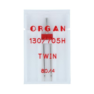 Иглы ORGAN двойные 80/4 1шт, Япония, шт Иглы ORGAN двойные 80/4 1шт, Япония, шт